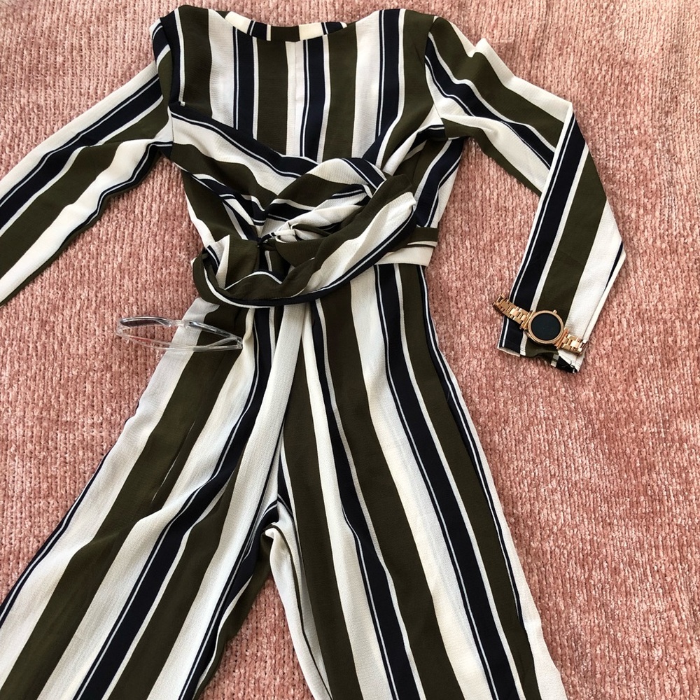 Striped Jumpsuit